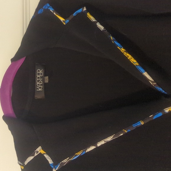 Kasper knit blazer with pockets - Picture 4 of 8